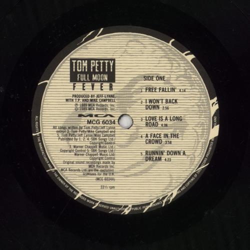 tom petty full moon fever LP レコード　美品　独 Tom Petty-Full Moon Fever LP Vinyl | Newbury Comics